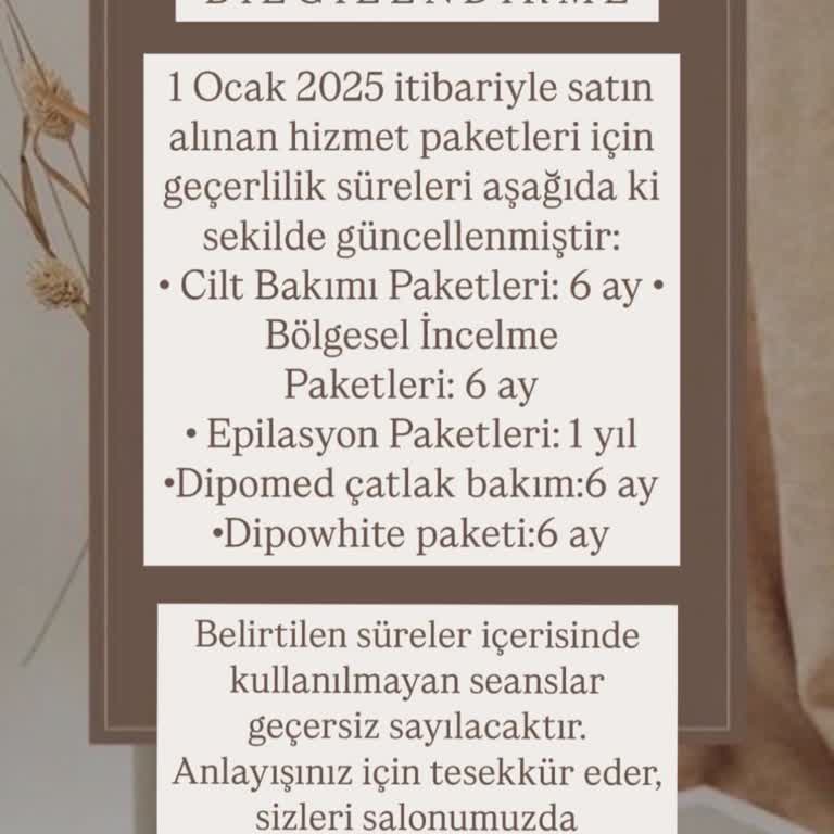 Bilgilendirme Yapılmadan İptal Edilen Güzellik Paketleri