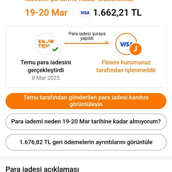 Yanlış Sipariş İadesinde Sürekli Oyalama