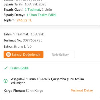 Trendyol Satış Sonrası Hizmet Sorunu