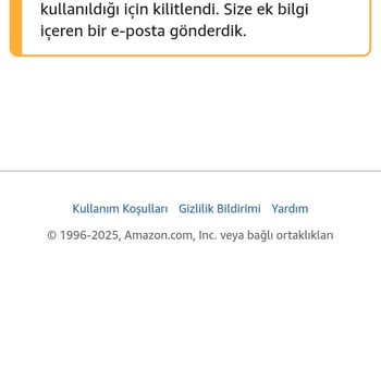 Amazon Hesabım Yanlışlıkla Kapatıldı