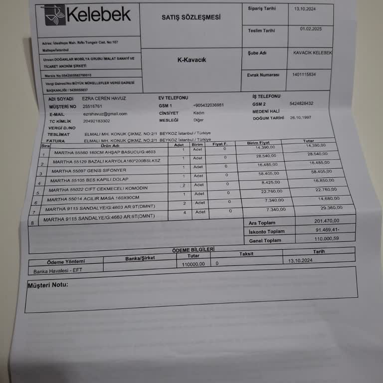 Kelebek Mobilya Teslimatında Büyük Gecikme Ve Mağduriyet