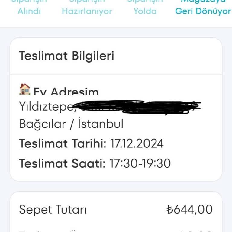 A101 Sipariş Teslimatında Yaşanan Sorun Ve İade Problemi