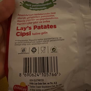 Lays Cips Paketinden Çıkan Gizemli Cisim Şoku