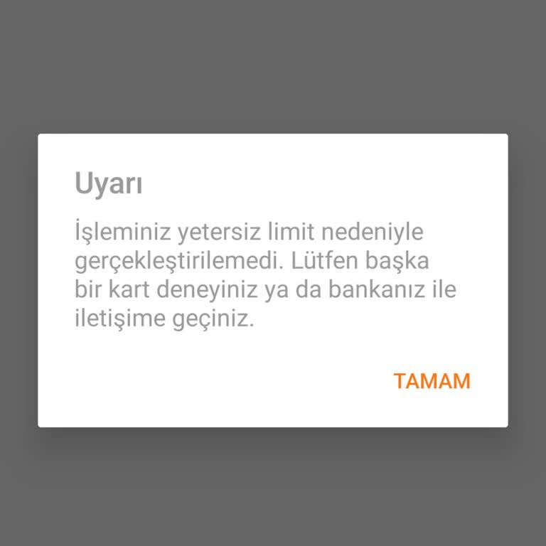 Kartta Bakiye Var Ama Alışveriş Yapamıyorum