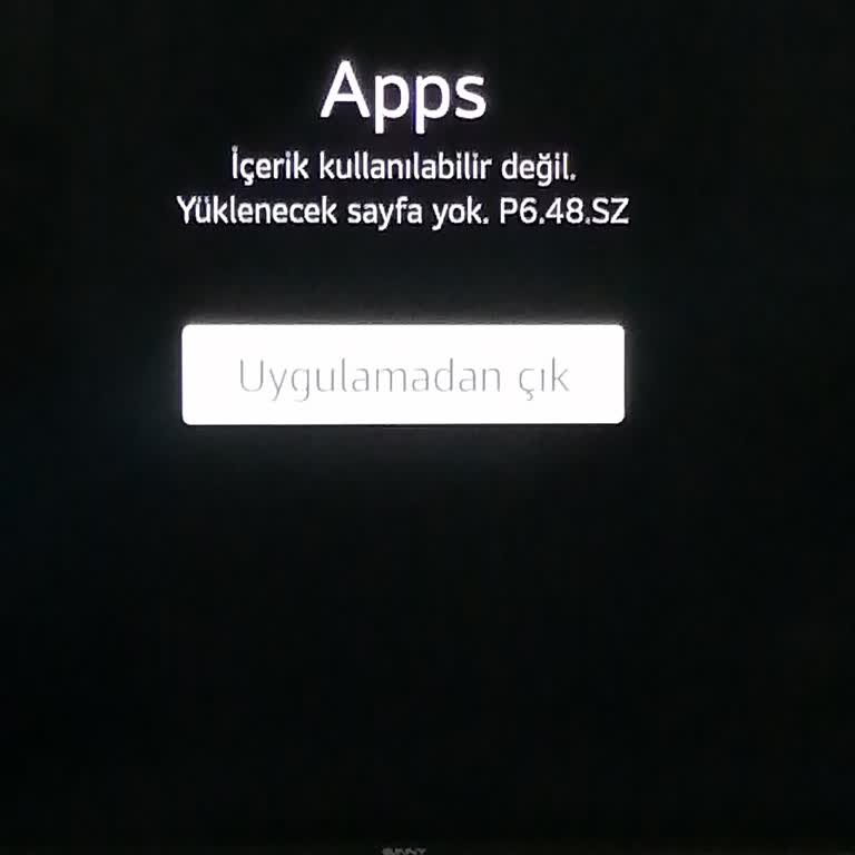 Sunny Webos TV Uygulama Marketi Hata Veriyor: Yardım Talebi