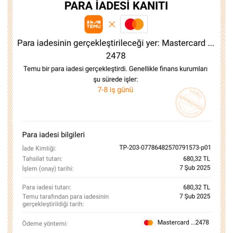 Temu'dan Yapılan Alışverişte İade Sorunu