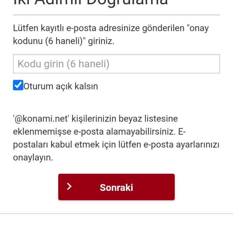 Efootball Hesabına Giriş Sorunu