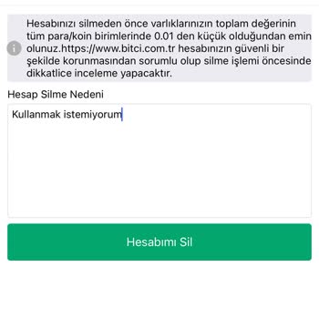 Bitci.com Hesap Silme Sorunu Ve Güvenlik Endişeleri