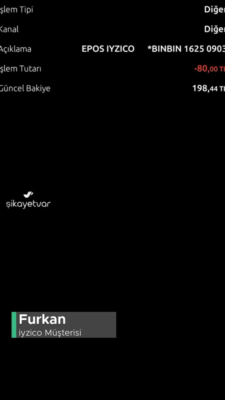 İyzico Habersiz Para Çekimi! videonun kapak resmi