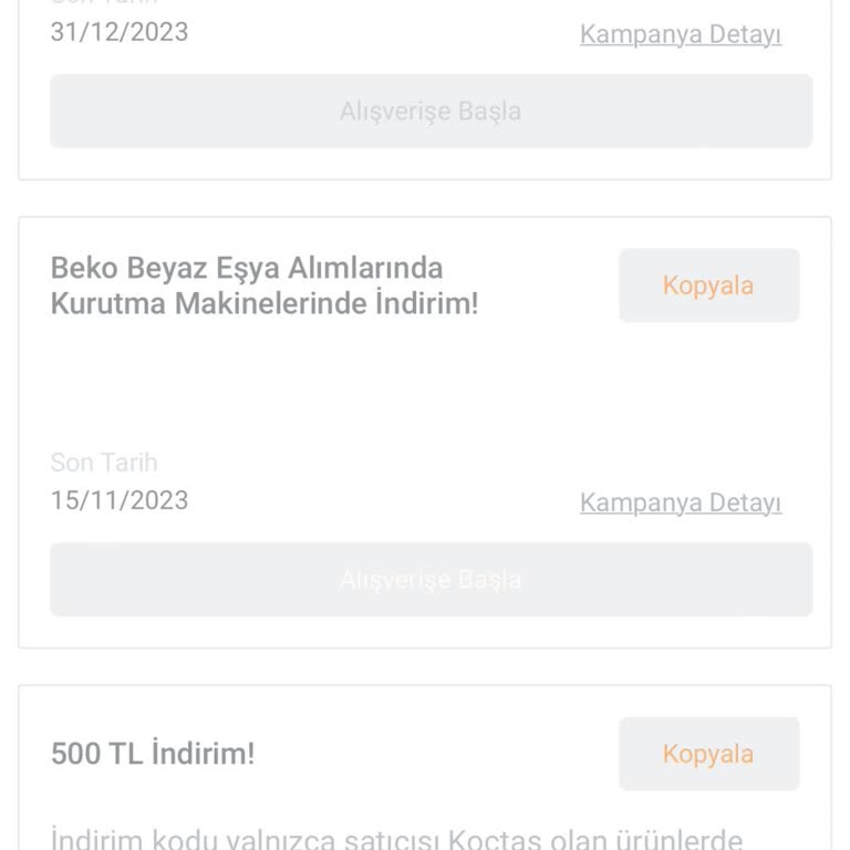 Koçtaş İndirim Kuponu Sorunu: Müşteri Hizmetleri Çözüm Üretemiyor