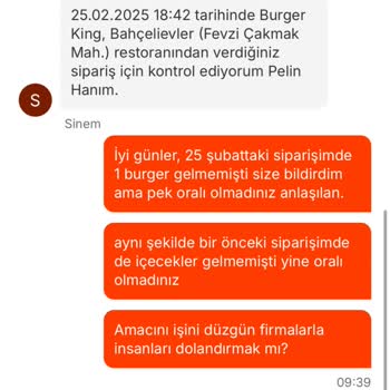 Eksik Ürün Ve Yetersiz Müşteri Hizmeti Sorunu