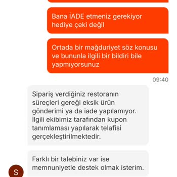 Eksik Ürün Ve Yetersiz Müşteri Hizmeti Sorunu