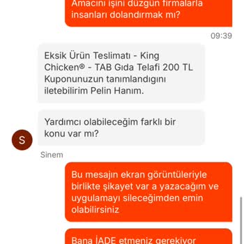 Eksik Ürün Ve Yetersiz Müşteri Hizmeti Sorunu