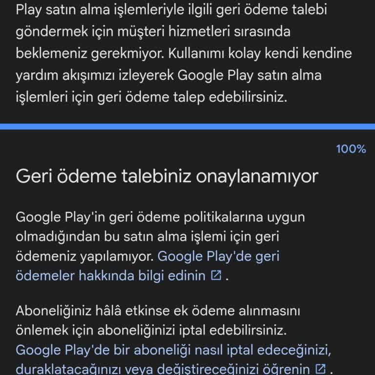 Yanlış Abonelik İadesi Google Play'de Neden Onaylanmıyor