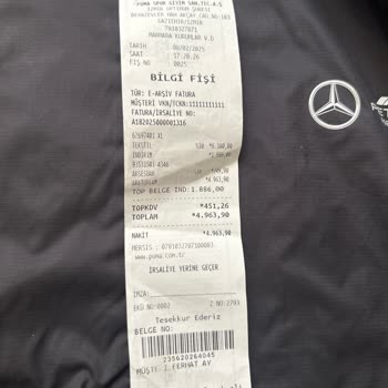 Puma Logosu Soyuluyor, İade Sorunu Yaşıyorum