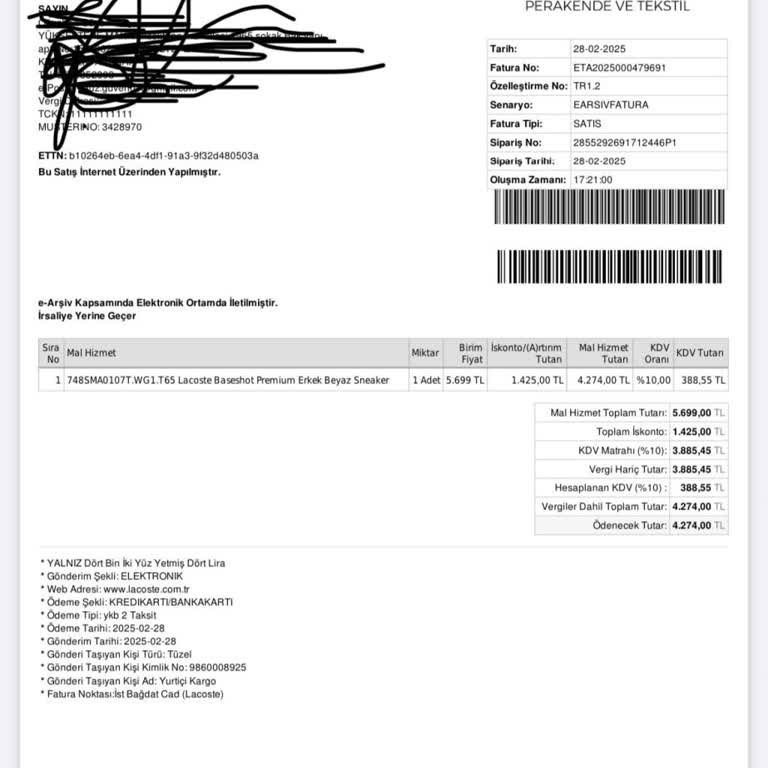 Lacoste Ayakkabı ve Eren Perakende Sorunu