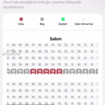 Bubilet Koltuklar Seçilemez Yazdığı İçin Bilet Alamıyorum!