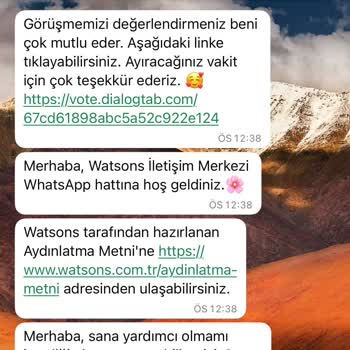 Watsons Müşteri Hizmetleri İle Çözüm Bulamama Sorunu