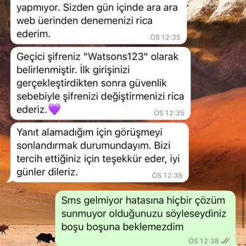 Watsons Müşteri Hizmetleri İle Çözüm Bulamama Sorunu