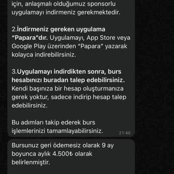 Tev Burs Başvurusunda Şüpheli Bilgi Talebi
