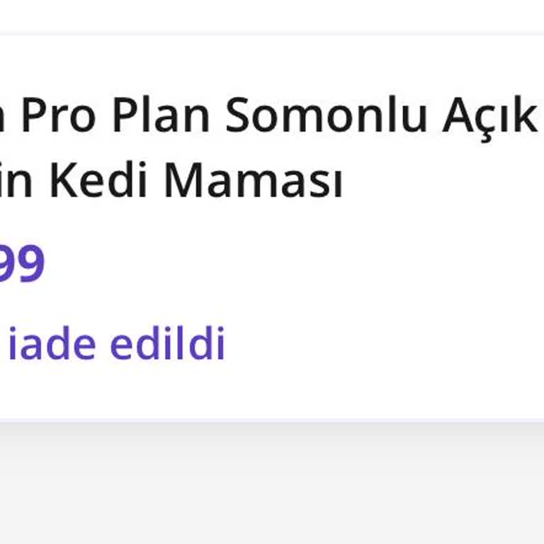 Yanlış Gönderilen Kedi Maması Ve Geciken İade Süreci