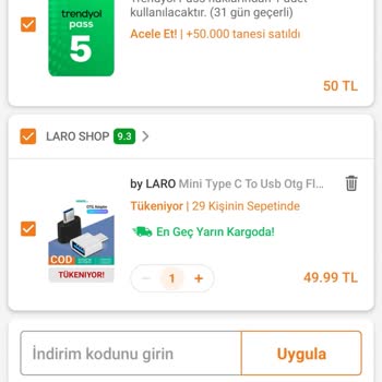 Trendyol Gel-Al Noktası ve Trendyol Pass Sorunu