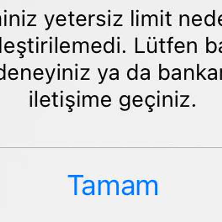 Ziraat Banka Kartı Yetersiz Bakiye Sorunu