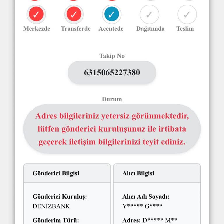Kurye İletişimsizliği Ve Teslimat Sorunu