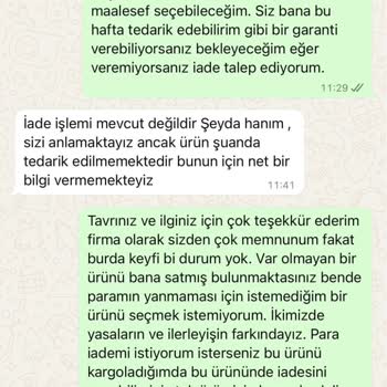 Eksik Ve Yanlış Ürün Gönderimi İle İade Sorunu Yaşatan Firma