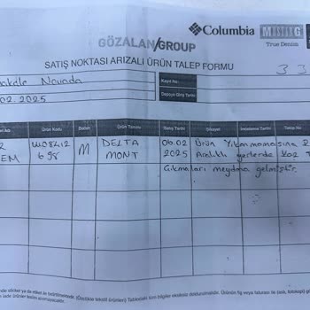 Columbia Ceket Kalitesi Ve Müşteri Hizmetleri Hayal Kırıklığı