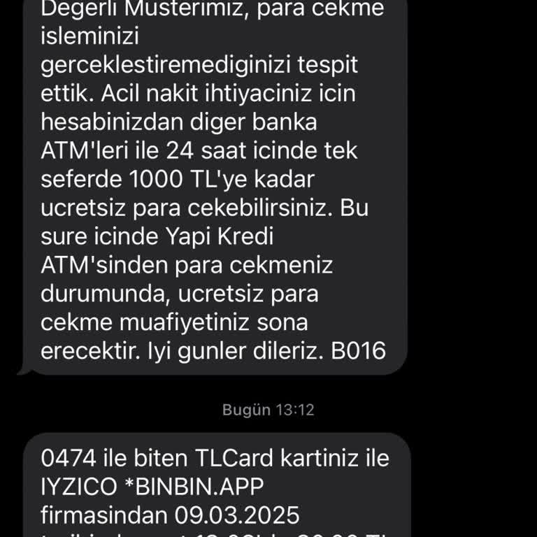 Habersiz Kart Çekimi Ve Müşteri Hizmetleri Sorunu
