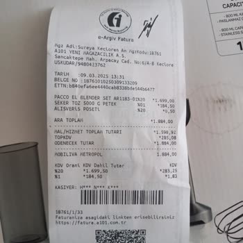 A101 Mağazasında Arızalı Ürün Sorunu