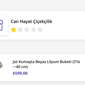 Getir'den Gelen Açmamış Lilyum Hayal Kırıklığı Yarattı