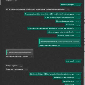 Epttavm Yanıltıcı Sipariş Süreci Ve İletişim Sorunları