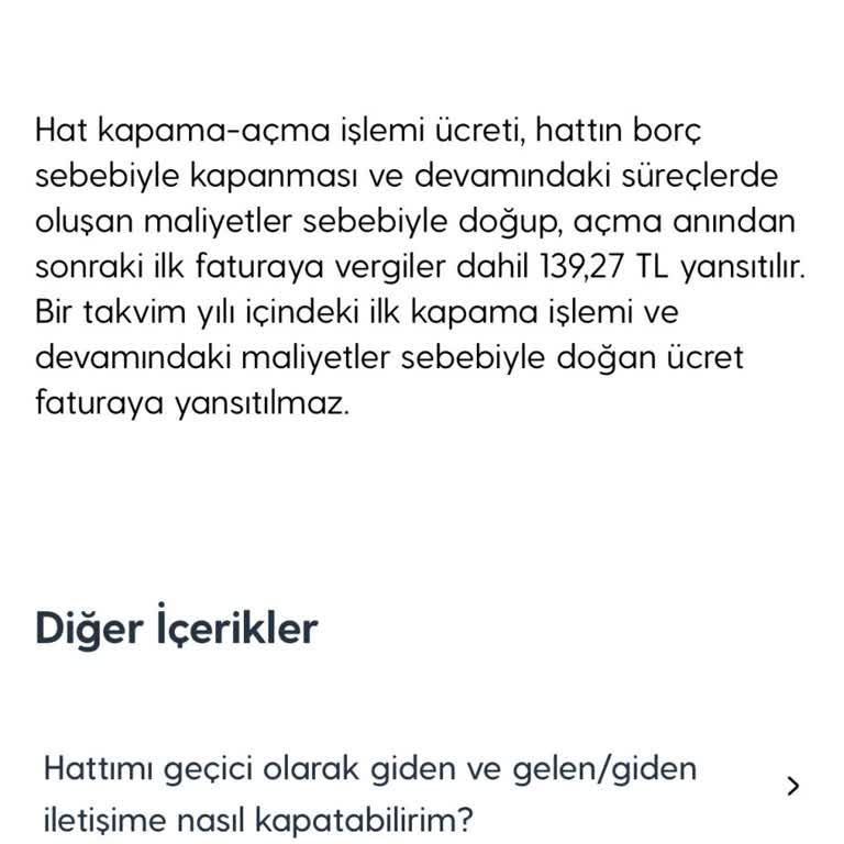 Turkcell'den Haksız Hat Açma Kapama Ücreti Şoku