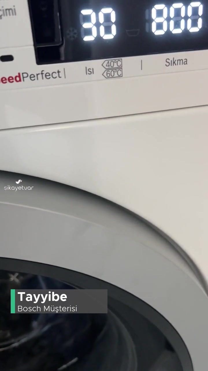 Bosch Çamaşır Makinesi Çok Yüksek Ses Çıkarıyor! videonun kapak resmi