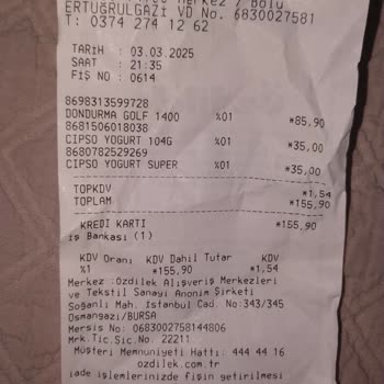 Bayat Dondurma Ve Yetersiz Müşteri Hizmetleri