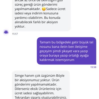 Siparişim Yanlış Geldi, Müşteri Hizmetleri Yardımcı Olmadı