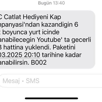 Turkcell Hediye İnternet Yanıltmacası: Youtube.com Kullanımı Paketimden Gitti