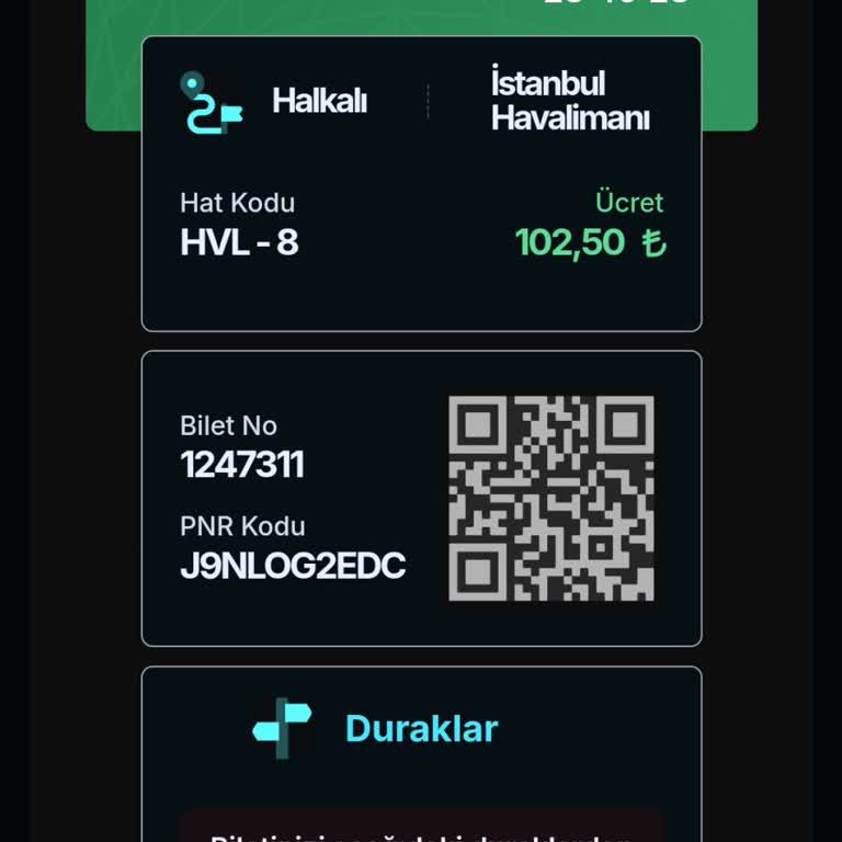 Havaist QR Sorunu: İndirimli Bilet Okunmadı