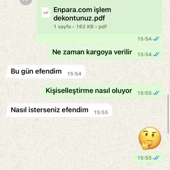 Ürünler Gönderilmedi Ve İletişim Kesildi