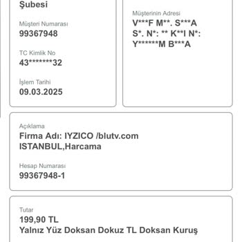 Blu TV Üyelik Sorunu: Ödeme Alındı, Hizmet Sunulmadı!