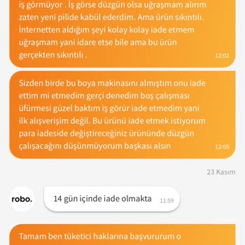 Tekrarlayan Arızalarla Baş Edemeyen Robot Süpürge