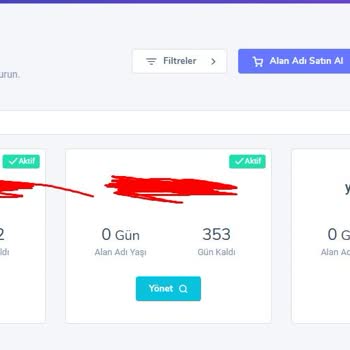 Ödenen Alan Adı Hala Alınmadı!