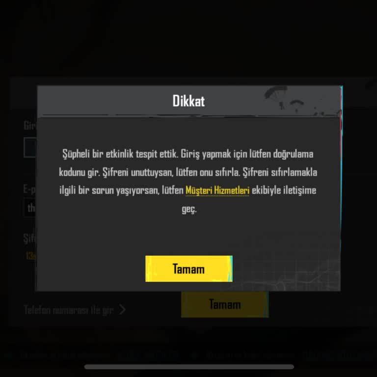 Hesap Giriş Sorunu Ve Yetersiz Müşteri Desteği