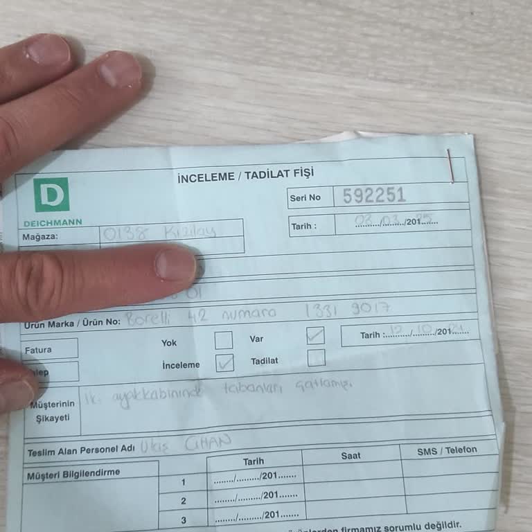 Ayakkabı Tabanı Sorunu Ve Müşteri Memnuniyetsizliği