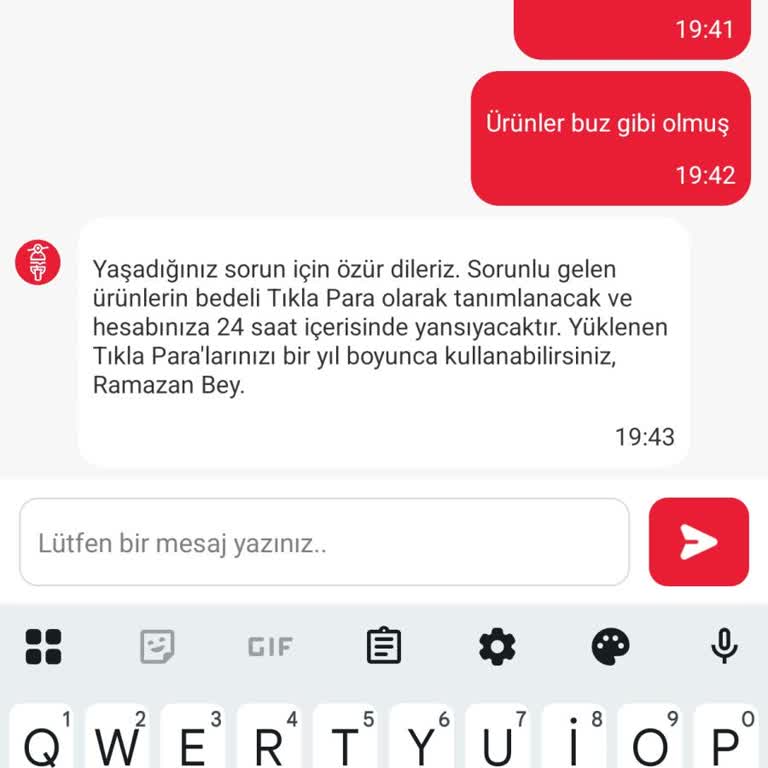 Tıkla Gelsin: Soğuk Ürünler Ve Yetersiz Müşteri Hizmeti