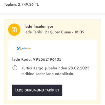 Boyner'den Alınan Ürünün İadesi Hala Tamamlanmadı