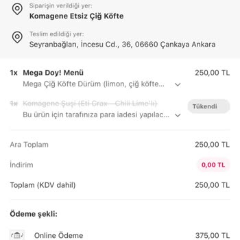 Eksik Ürün Ve Fiş Sorunu