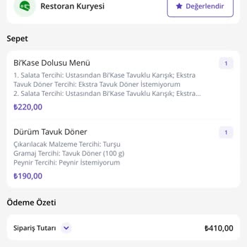Yanlış Sipariş Ve İade Sorunu: Getir Ve Usta Dönerci